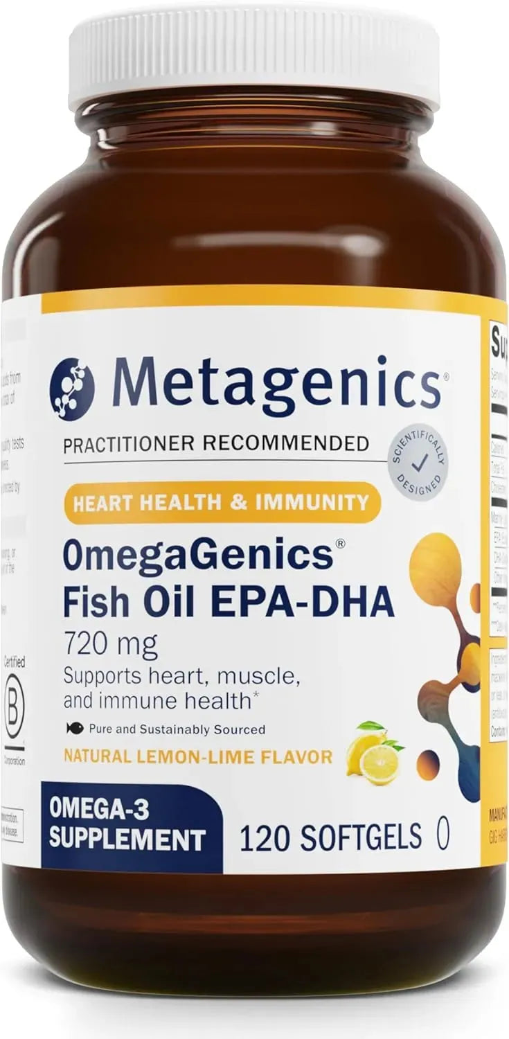 METAGENICS - Metagenics OmegaGenics Fish Oil EPA-DHA 720Mg. 120 Capsulas Blandas - The Red Vitamin MX - Suplementos Alimenticios - {{ shop.shopifyCountryName }}