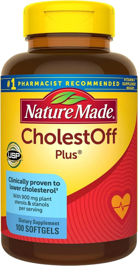 NATURE MADE - Nature Made CholestOff Plus 100 Capsulas Blandas - The Red Vitamin MX - Suplementos Alimenticios - {{ shop.shopifyCountryName }}