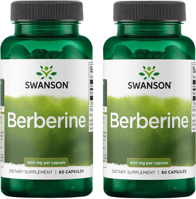 SWANSON - Swanson Berberine 400Mg. 60 Capsulas 2 Pack - The Red Vitamin MX - Suplementos Alimenticios - {{ shop.shopifyCountryName }}