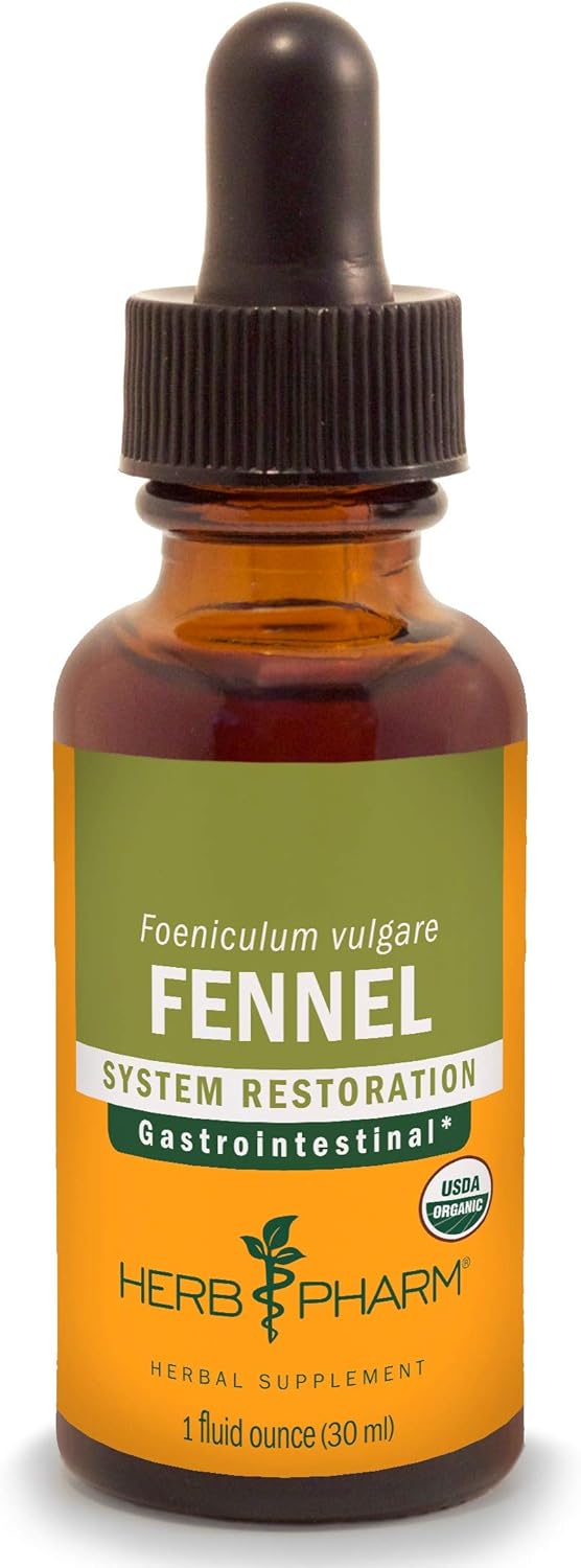 Herb Pharm Certified Organic Fennel Liquid Extract 1 Fl.Oz.