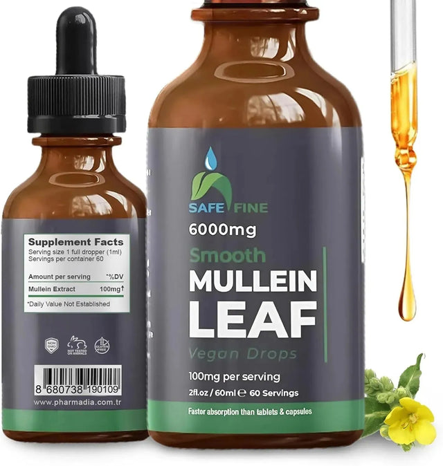 SAFEFINE - Safefine Mullein Leaf Extract 60Ml. - The Red Vitamin MX - Suplementos Alimenticios - {{ shop.shopifyCountryName }}