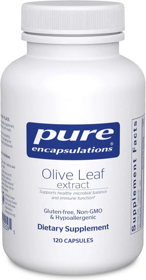 PURE ENCAPSULATIONS - Pure Encapsulations Olive Leaf Extract 120 Capsulas - The Red Vitamin MX - Suplementos Alimenticios - {{ shop.shopifyCountryName }}