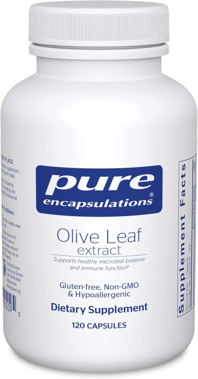 PURE ENCAPSULATIONS - Pure Encapsulations Olive Leaf Extract 120 Capsulas - The Red Vitamin MX - Suplementos Alimenticios - {{ shop.shopifyCountryName }}