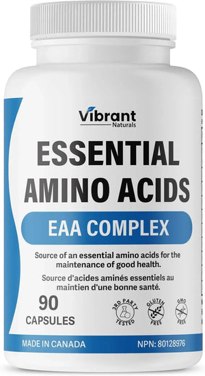 VIBRANTS NATURALS - Vibrant Naturals Essential Amino Acids 90 Capsulas - The Red Vitamin MX - Suplementos Alimenticios - {{ shop.shopifyCountryName }}