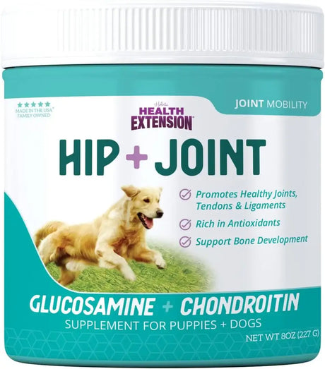 HEALTH EXTENSION - Health Extension Joint & Hip Supplement 227Gr. - The Red Vitamin MX - Cuidado De Cadera Y Articulaciones Para Perros - {{ shop.shopifyCountryName }}
