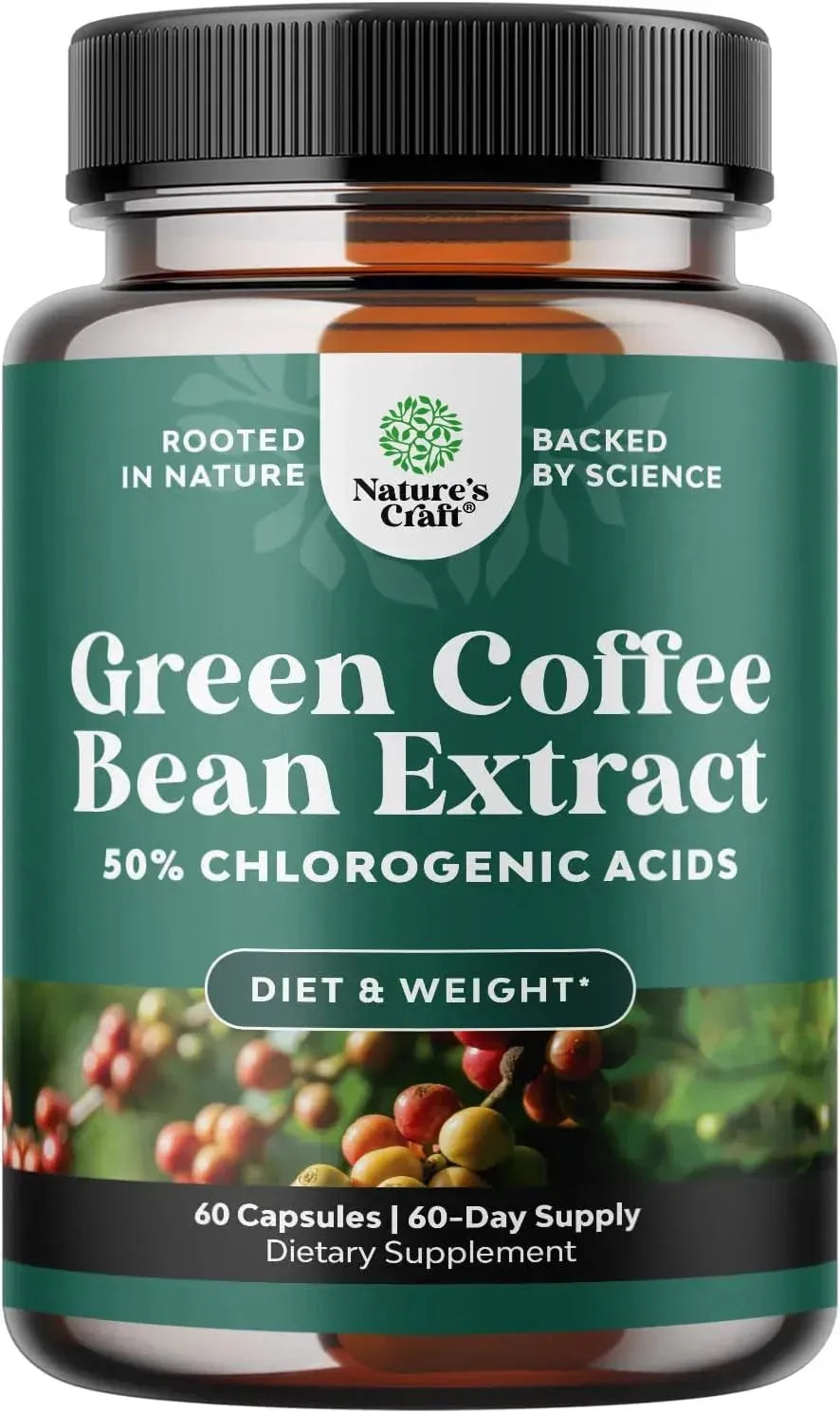 NATURES CRAFT - Natures Craft Green Coffee Bean Extract 60 Capsulas - The Red Vitamin MX - Suplementos Alimenticios - {{ shop.shopifyCountryName }}