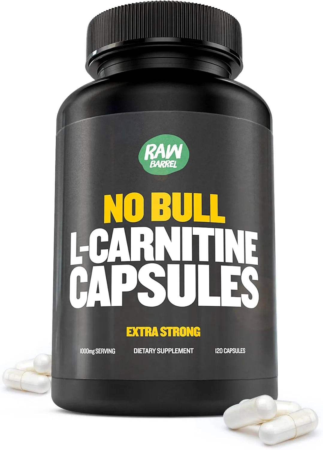 RAW BARREL - Raw Barrel “No Bull” L-Carnitine 500Mg. 120 Capsulas - The Red Vitamin MX - Suplementos Alimenticios - {{ shop.shopifyCountryName }}