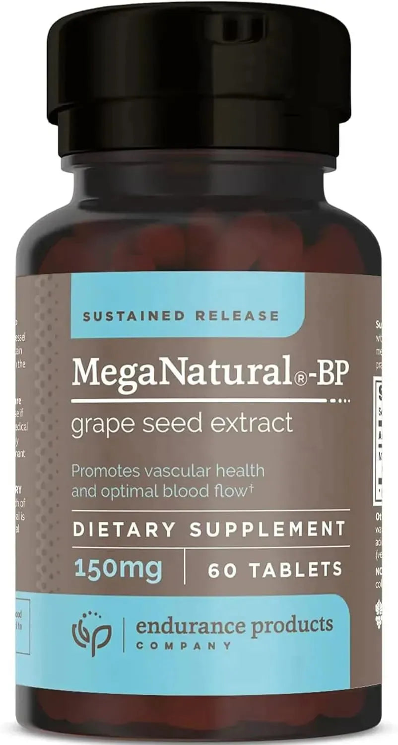 ENDURANCE PRODUCTS - Endurance Products MegaNatural BP Grape Seed Extract 150Mg. 60 Tabletas - The Red Vitamin MX - Suplementos Alimenticios - {{ shop.shopifyCountryName }}