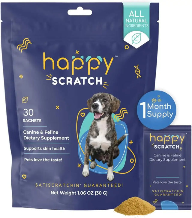 HAPPY SCRATCH - Happy Scratch Dog Allergy Relief for Itching and Licking 30 Paquetes - The Red Vitamin MX - Remedios Para La Picazón De Perros - {{ shop.shopifyCountryName }}