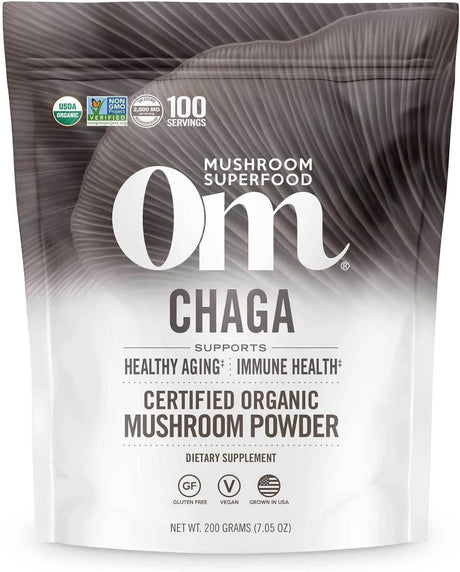 OM - Om Mushroom Superfood Chaga Organic Mushroom Powder 200Gr. - The Red Vitamin MX - Suplementos Alimenticios - {{ shop.shopifyCountryName }}