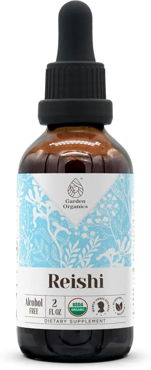 GARDEN ORGANICS - Garden Organics Reishi USDA Organic Alcohol-Free Extract 2 Fl.Oz. - The Red Vitamin MX - Suplementos Alimenticios - {{ shop.shopifyCountryName }}