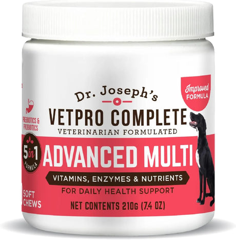 DR. JOSEPH'S - Dr. Joseph's VetPro Complete Multivitamin Dog 60 Masticables - The Red Vitamin MX - Multivitamínicos Para Perros - {{ shop.shopifyCountryName }}