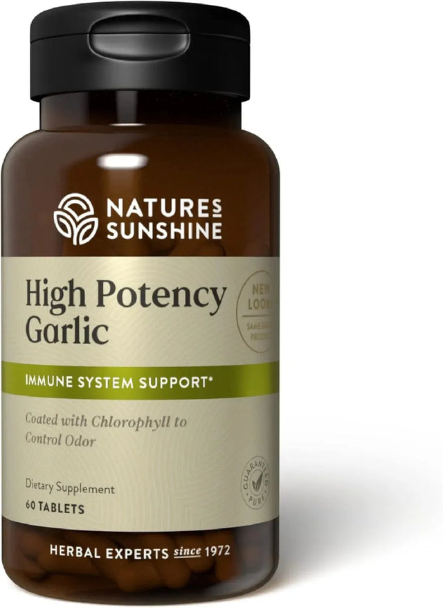 NATURES SUNSHINE - Nature's Sunshine High Potency Garlic 60 Tabletas - The Red Vitamin MX - Suplementos Alimenticios - {{ shop.shopifyCountryName }}