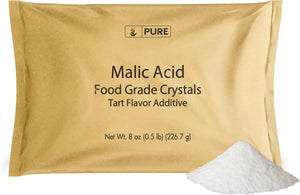 PURE ORIGINAL INGREDIENTS - Pure Original Ingredients Malic Acid Food Grade Crystals 226.7Gr. - The Red Vitamin MX - Suplementos Alimenticios - {{ shop.shopifyCountryName }}