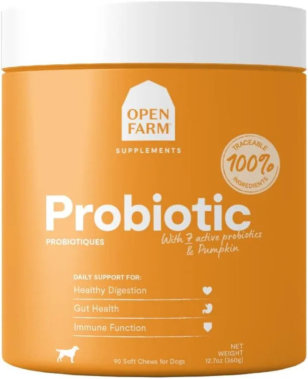 OPEN FARM - Open Farm Probiotic Chews 90 Masticables - The Red Vitamin MX - Probióticos Para Perros - {{ shop.shopifyCountryName }}