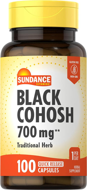 Sundance Black Cohosh 700Mg. 100 Capsulas