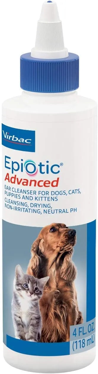 VIRBAC - Virbac Epi-Otic Advanced Ear Cleanser For Dogs and Cats 4 Fl.Oz. - The Red Vitamin MX - Cuidado Del Oído De Perros - {{ shop.shopifyCountryName }}