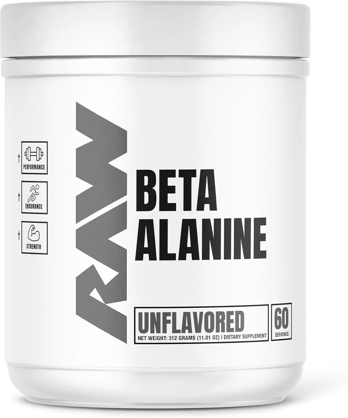 RAW - RAW Beta Alanine Powder 60 Servicios 312Gr. - The Red Vitamin MX - Suplementos Alimenticios - {{ shop.shopifyCountryName }}