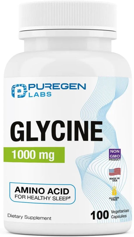 P PUREGEN LABS - P Puregen Labs Glycine 1000Mg. 100 Capsulas - The Red Vitamin MX - Suplementos Alimenticios - {{ shop.shopifyCountryName }}