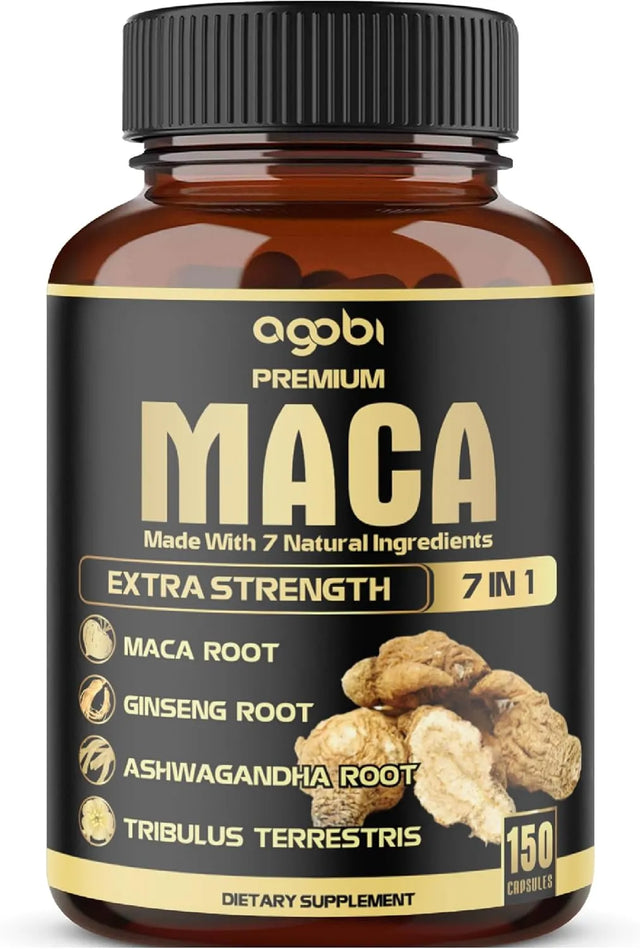 AGOBI - Agobi 7in1 Premium Maca Root 150 Capsulas - The Red Vitamin MX - Suplementos Alimenticios - {{ shop.shopifyCountryName }}