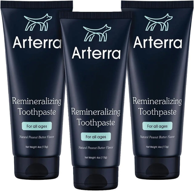 ARTERRA - Arterra Remineralizing Dog Toothpaste 4 Oz. 3 Pack - The Red Vitamin MX - Cuidado Dental Para Perros - {{ shop.shopifyCountryName }}