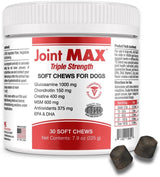 JOINT MAX - Joint Max TS Joint Supplement Vet Formulated 30 Masticables - The Red Vitamin MX - Cuidado De Cadera Y Articulaciones Para Perros - {{ shop.shopifyCountryName }}