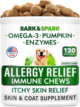 BARK&SPARK - BARK&SPARK Dog Allergy Relief Chews Chicken 120 Masticables - The Red Vitamin MX - Remedios Para La Picazón De Perros - {{ shop.shopifyCountryName }}