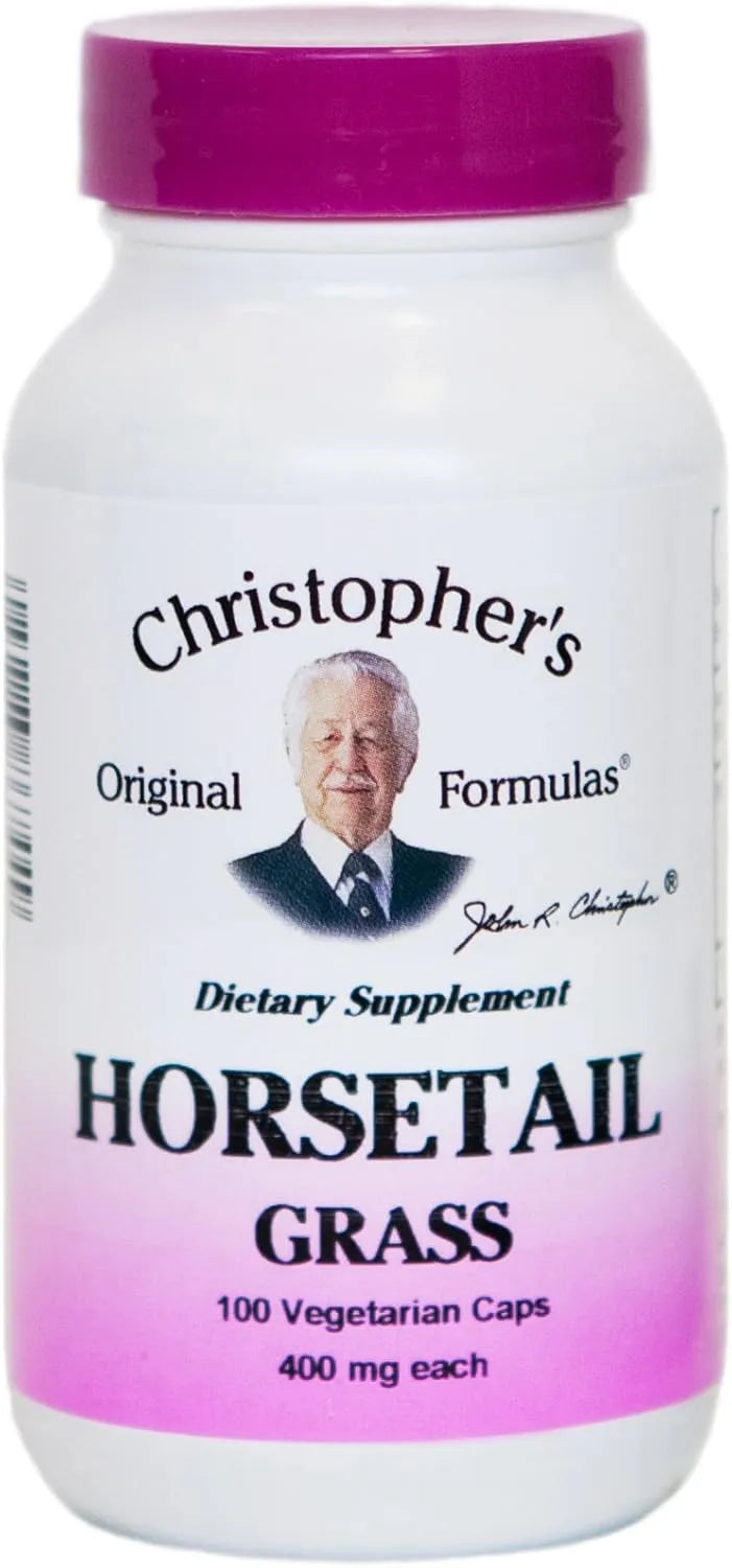 CHRISTOPHER´S - Christopher's Horsetail Grass 375Mg. 100 Capsulas - The Red Vitamin MX - Suplementos Alimenticios - {{ shop.shopifyCountryName }}