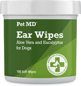 PET MD - Pet MD Dog Ear Cleaner Wipes 100 Toallitas - The Red Vitamin MX - Cuidado Del Oído De Perros - {{ shop.shopifyCountryName }}