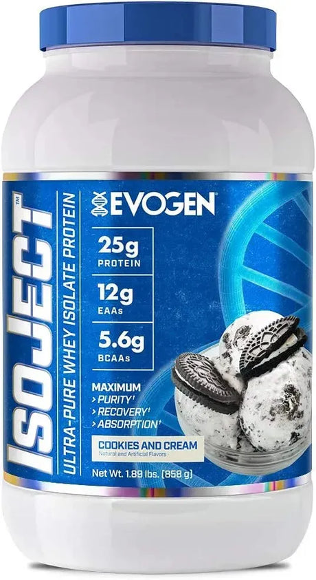 EVOGEN - Evogen Isoject Whey Isolate Protein Cookies & Cream 858Gr. - The Red Vitamin MX - Suplementos Alimenticios - {{ shop.shopifyCountryName }}