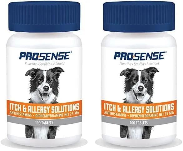 PRO-SENSE - Pro-Sense Itch And Allergy Solutions For Dogs Antihistamine 100 Tabletas 2 Pack - The Red Vitamin MX - Remedios Para La Picazón De Perros - {{ shop.shopifyCountryName }}