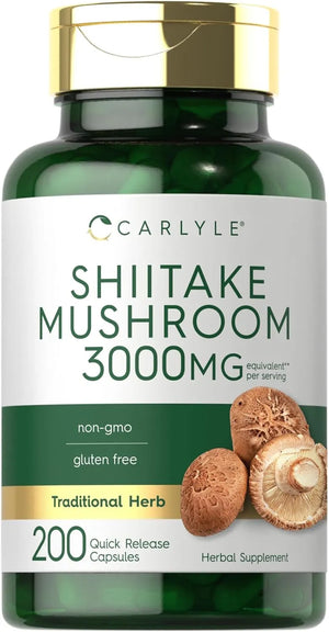 CARLYLE - Carlyle Shiitake Mushroom Extract 3000Mg. 200 Capsulas - The Red Vitamin MX - Suplementos Alimenticios - {{ shop.shopifyCountryName }}