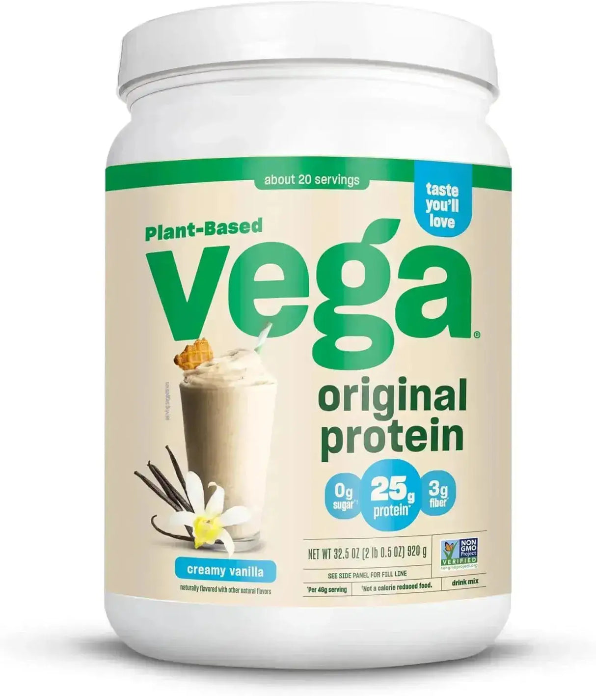 VEGA - Vega Original Protein Powder Creamy Vanilla 920Gr. - The Red Vitamin MX - Suplementos Alimenticios - {{ shop.shopifyCountryName }}