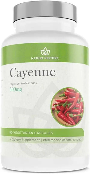 NATURE RESTORE - Nature Restore Cayenne Pepper Extract 90 Capsulas - The Red Vitamin MX - Suplementos Alimenticios - {{ shop.shopifyCountryName }}