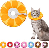 Seyezo Cat Cone Collar Soft Orange Medium