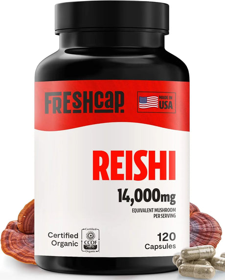 FRESHCAP - FreshCap Reishi Mushroom 14,000Mg. 120 Capsulas - The Red Vitamin MX - Suplementos Alimenticios - {{ shop.shopifyCountryName }}