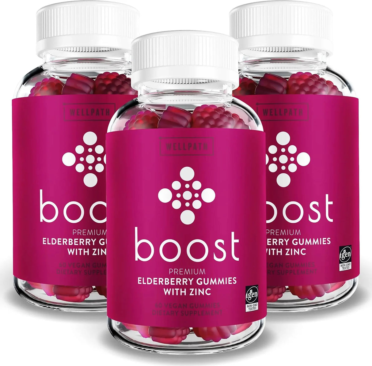 WELLPATH - WellPath Boost Elderberry Gummies with Zinc & Vitamin C 60 Gomitas 3 Pack - The Red Vitamin MX - Suplementos Alimenticios - {{ shop.shopifyCountryName }}