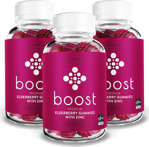 WELLPATH - WellPath Boost Elderberry Gummies with Zinc & Vitamin C 60 Gomitas 3 Pack - The Red Vitamin MX - Suplementos Alimenticios - {{ shop.shopifyCountryName }}