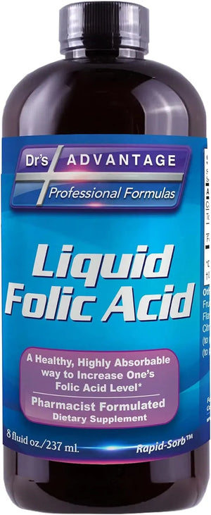 DR'S ADVANTAGE - Dr's Advantage Liquid Folic Acid 800mcg 237Ml. - The Red Vitamin MX - Suplementos Alimenticios - {{ shop.shopifyCountryName }}