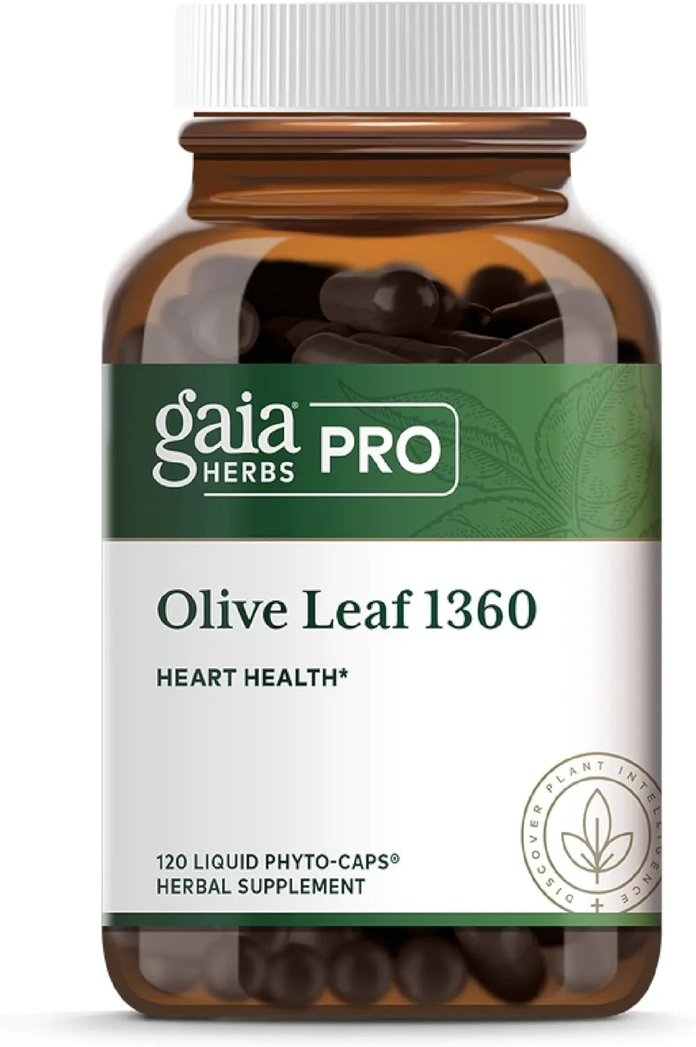 GAIA HERBS - Gaia PRO Olive Leaf 1360 120 Capsulas - The Red Vitamin MX - Suplementos Alimenticios - {{ shop.shopifyCountryName }}