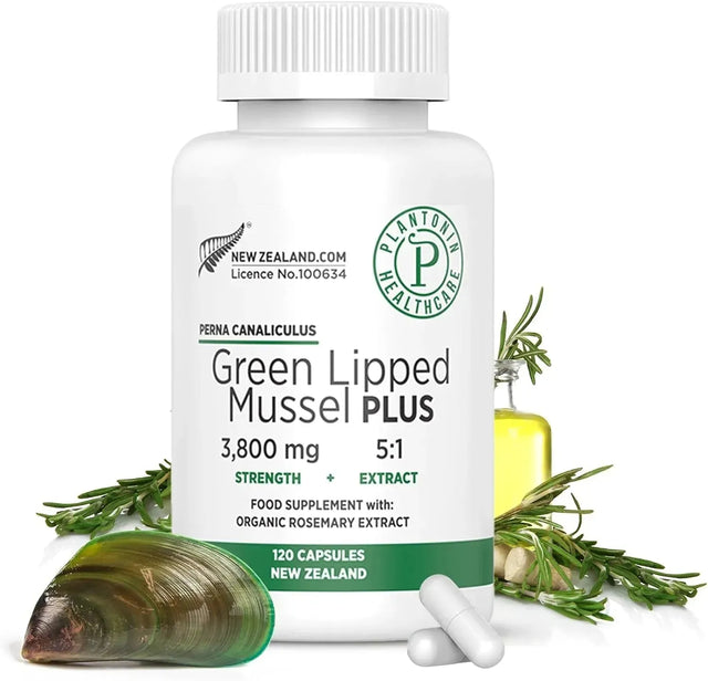 PLANTONIN - Plantonin New Zealand Green Lipped Mussel 120 Capsulas - The Red Vitamin MX - Suplementos Alimenticios - {{ shop.shopifyCountryName }}