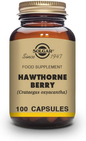 Solgar Full Potency Hawthorne Berry 100 Capsulas - The Red Vitamin MX - Suplementos Alimenticios - SOLGAR