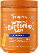 ZESTY PAWS - Zesty Paws Turmeric Curcumin for Dogs Duck Flavor 250 Masticables - The Red Vitamin MX - Cuidado De Cadera Y Articulaciones Para Perros - {{ shop.shopifyCountryName }}