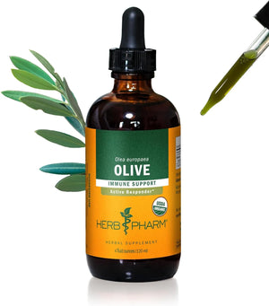 HERB PHARM - Herb Pharm Certified Organic Olive Leaf Liquid Extract 4 Fl.Oz. - The Red Vitamin MX - Suplementos Alimenticios - {{ shop.shopifyCountryName }}