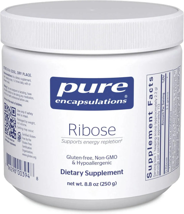 PURE ENCAPSULATIONS - Pure Encapsulations Ribose Powder 250Gr. - The Red Vitamin MX - Suplementos Alimenticios - {{ shop.shopifyCountryName }}