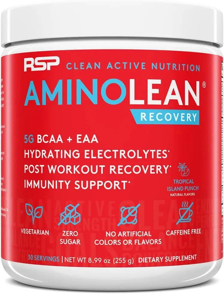 RSP - RSP AminoLean Recovery 30 Servicios Tropical Punch 255Gr. - The Red Vitamin MX - Suplementos Alimenticios - {{ shop.shopifyCountryName }}