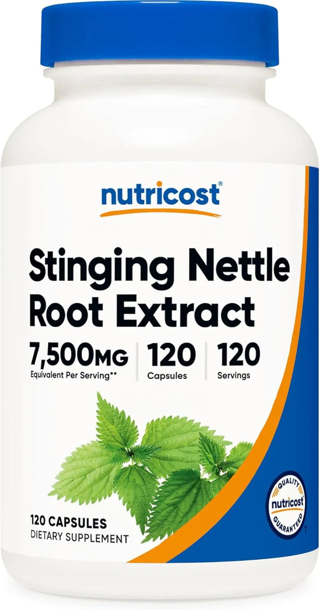 NUTRICOST - Nutricost Stinging Nettle Root Extract 7500Mg. 120 Capsulas - The Red Vitamin MX - Suplementos Alimenticios - {{ shop.shopifyCountryName }}