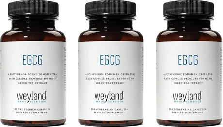 WEYLAND - Weyland: EGCG from Green Tea Extract 400Mg. 100 Capsulas 3 Pack - The Red Vitamin MX - Suplementos Alimenticios - {{ shop.shopifyCountryName }}