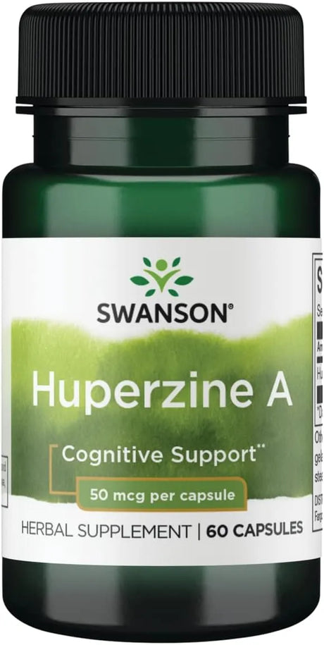 SWANSON - Swanson Huperzine A 50mcg 60 Capsulas - The Red Vitamin MX - Suplementos Alimenticios - {{ shop.shopifyCountryName }}