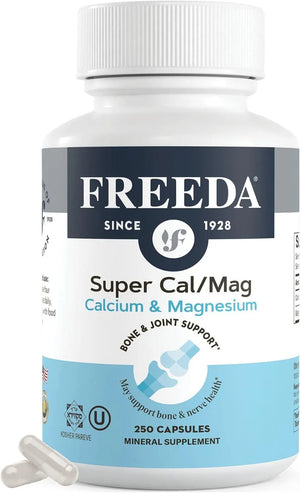 FREEDA - Freeda Super Cal/Mag Calcium Magnesium 250 Capsulas - The Red Vitamin MX - Suplementos Alimenticios - {{ shop.shopifyCountryName }}